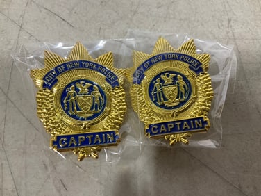 NYPD Captain 'Mini' Shielf Lapel Pins