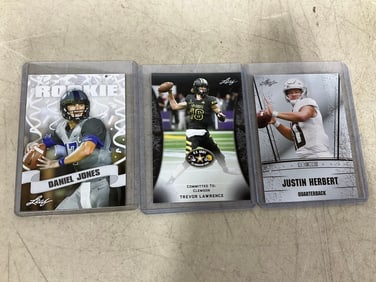 Football Collectible Cards (Justin Herbert, Trevor Lawrence, and more)