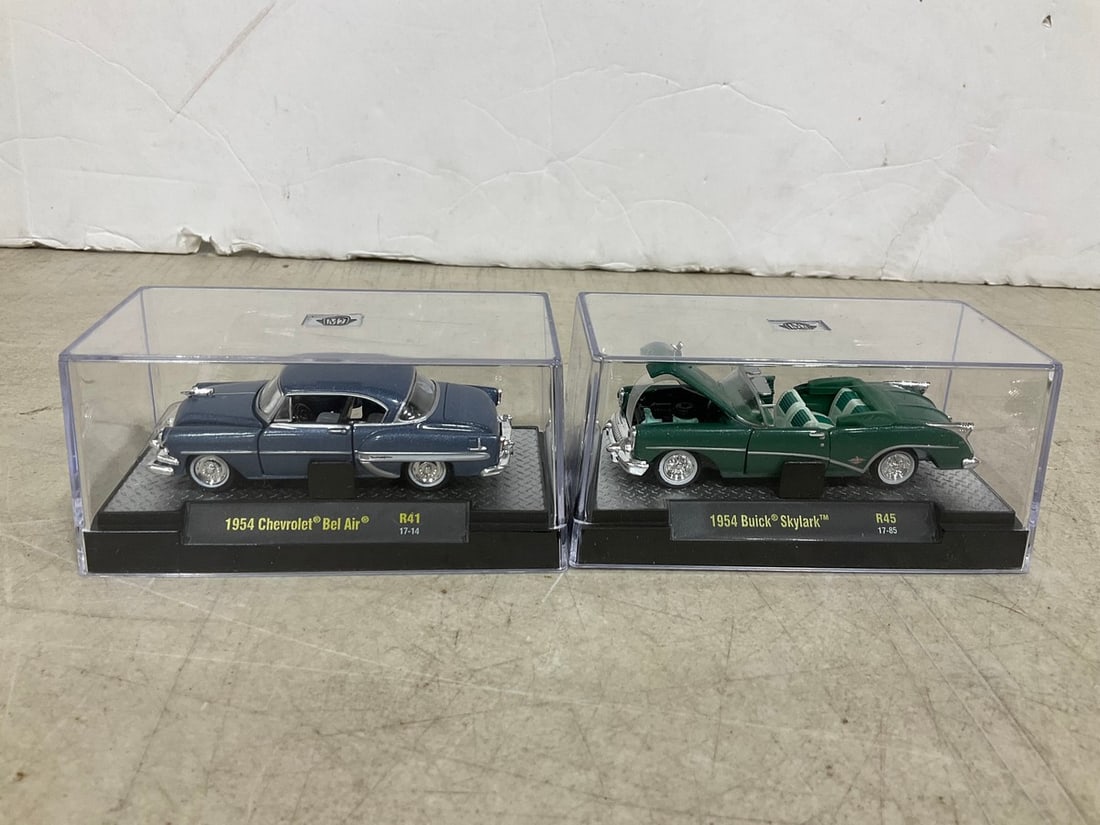 Diecast Metal Cars (1954 Buick, and 1954 Chevrolet): Diecast Metal Cars (1954 Buick, and 1954 Chevrolet)
