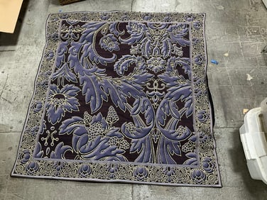 Decorative 'Grapes and Chocolate' Wall Tapestry (51inx51in)