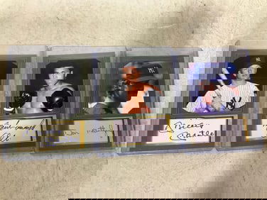 Collectible Sports Cards with Authenticated Signature (Muhammad Ali, Don Mattingly, etc)
