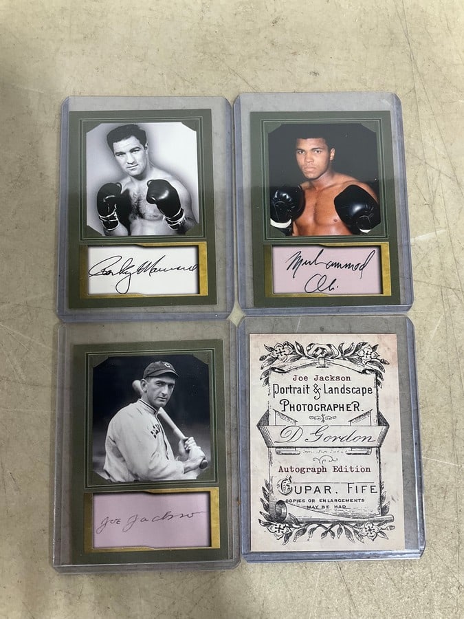 Collectible Sports Cards with Authenticated Signature (Muhammad Ali, etc) (1 of 1)