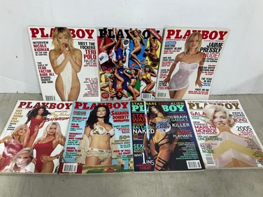 Various Adult Playboy Magazines