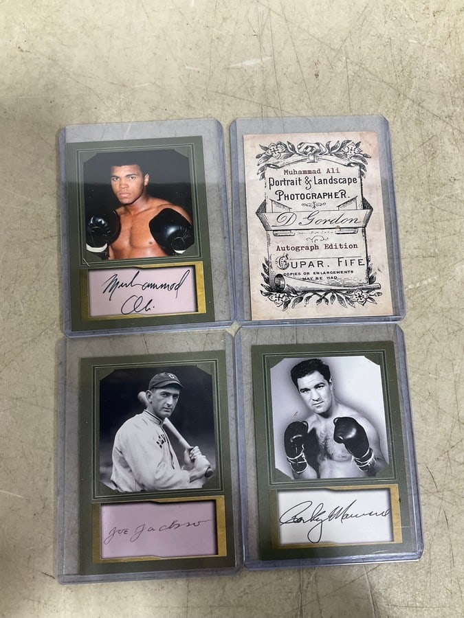 Collectible Sports Cards with Authenticated Signature (Muhammad Ali, etc) (1 of 1)