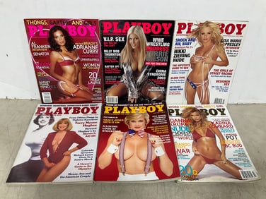 Various Adult Playboy Magazines