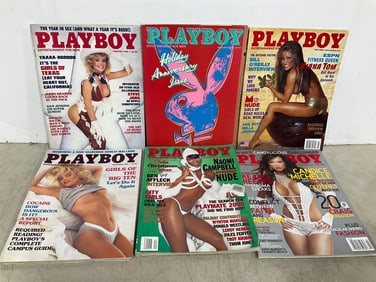Various Adult Playboy Magazines