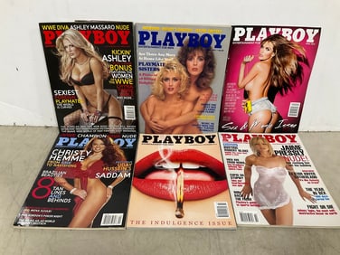 Various Adult Playboy Magazines