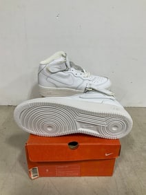 Original Nike Air Force 1 Mid Sneakers - 306352 113 (Size: 9)