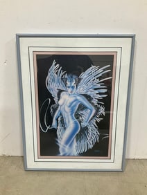 Framed Olivia de Berardinis artwork(14.5in.x19in.)