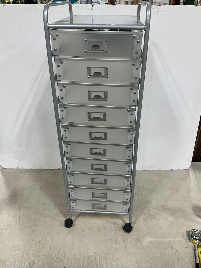 10 drawer rolling cart organizer(36in.tall) (1 of 1)