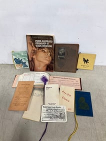 Erotic Book, Vintage Checkbook, and more