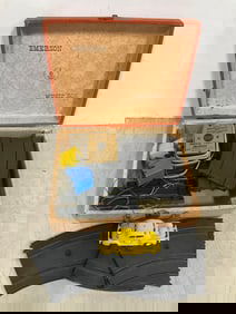 Vintage Emerson music box full of Tracks, Toys, and Transformer