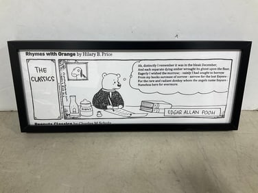 Framed Hilary B. Price Rhyme (5inx12in)