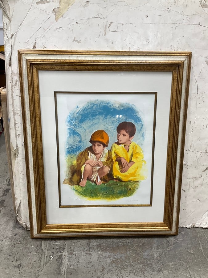 Framed Art Print Signed By Sandu Liberman (30inx37in) (1 of 1)