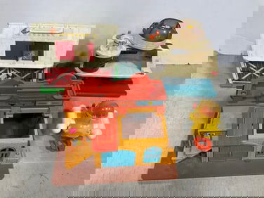 Vintage Playsets (Western Town, Space Station, and more)