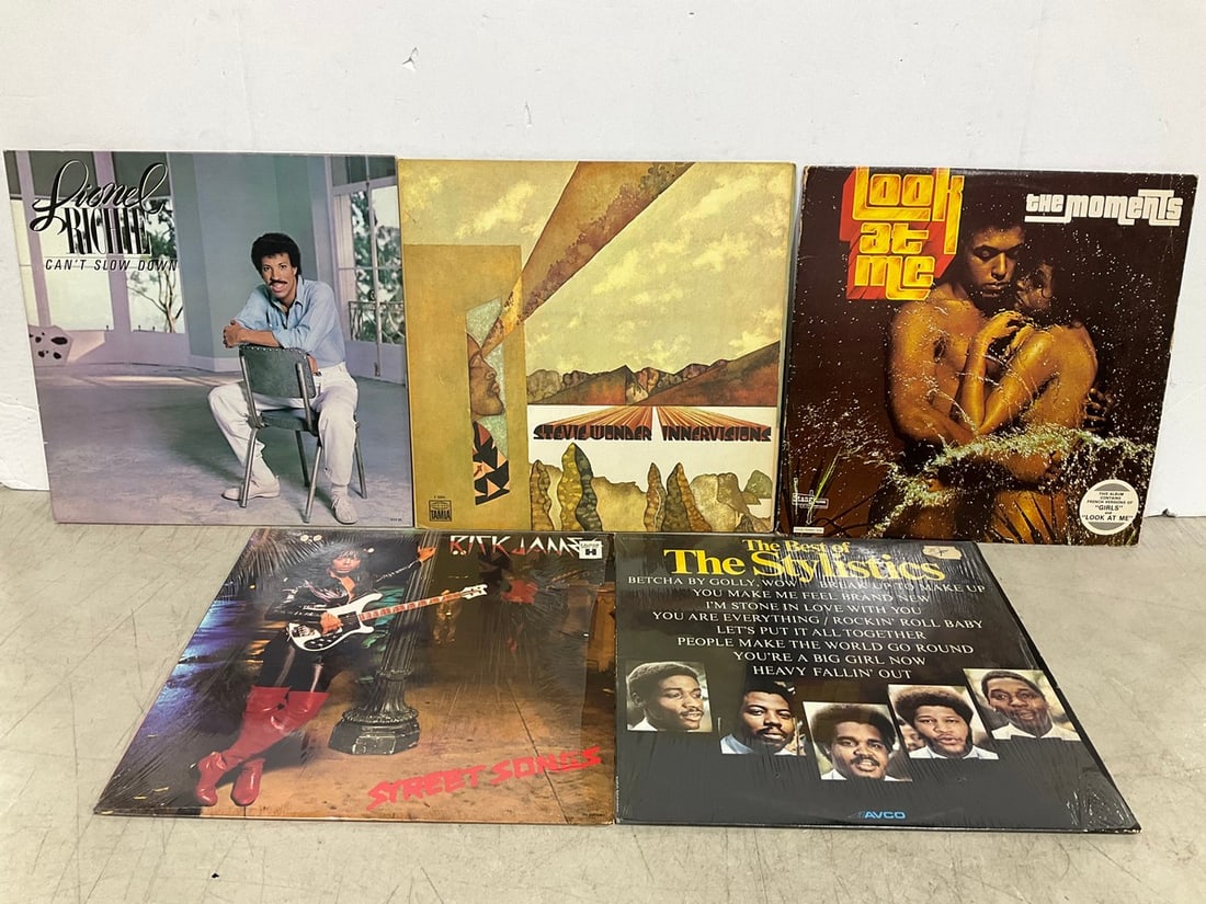 Vintage LPs (Rick James, Lionel Richie, and more): Vintage LPs (Rick James, Lionel Richie, and more)