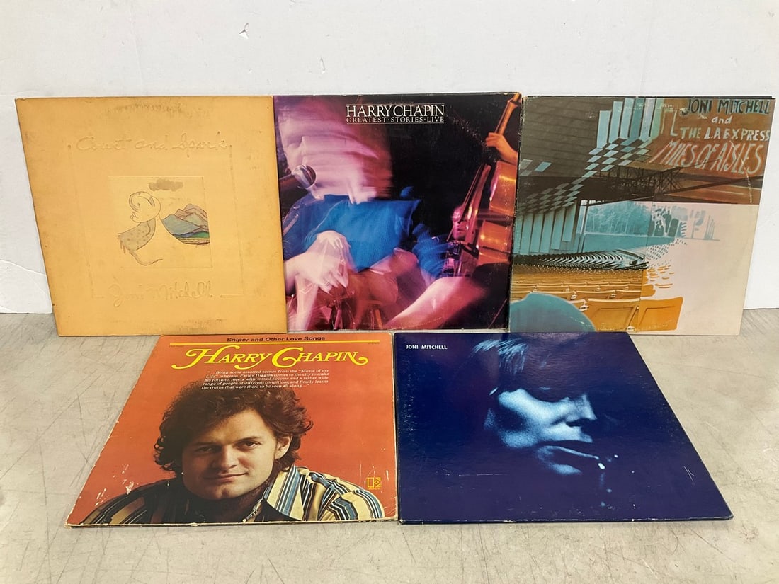Vintage LPs (Harry Chapin, Joni Mitchell, and more): Vintage LPs (Harry Chapin, Joni Mitchell, and more)