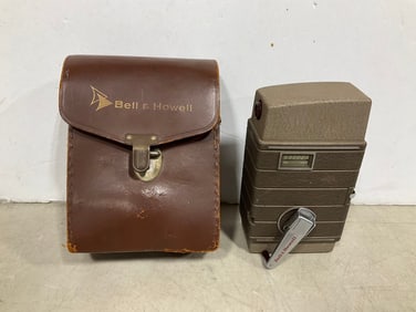 Vintage Bell & Howell 8mm Camera with Case