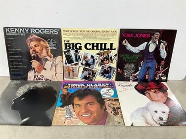 Vintage LPs (The Big Chill, Streisand, and more)