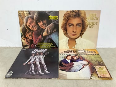 Vintage LPs (The Monkees, Barry Manilow, and more)