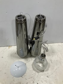 Set of Pendant Light Fixtures (18in Tall)