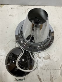 Chrome Ceiling Light Fixture (9inx12in)