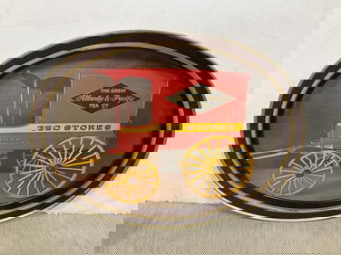 The Great Atlantic & Pacific Tea Company Tin Tray (11.4inx14.5in)