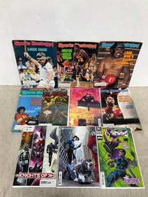 Various Comics and Sports Illustrated Magazines