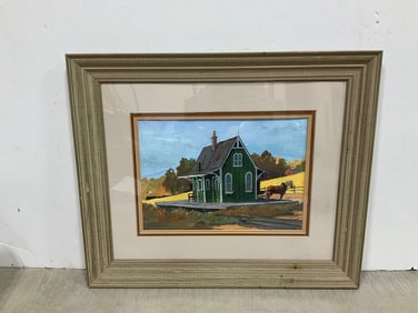 Framed and signed artwork(20in.x24in.)