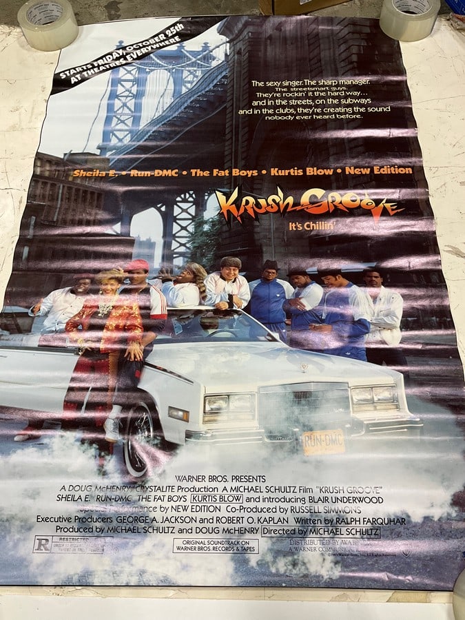 Krush Groove movie poster rated R(28.5in.x43in.): Krush Groove movie poster rated R(28.5in.x43in.)