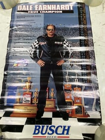 Dale Earnhardt poster(damaged in corners-15.5in.x25in.)