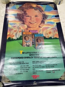 Vintage Shirley Temple poster(25.5in.x38in.)