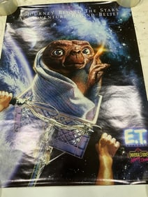 E.T. movie poster(22.5in.x30in.)