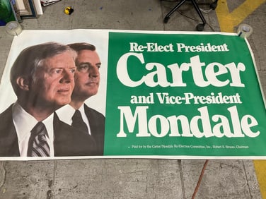 Vintage political poster(42in.x76in.)