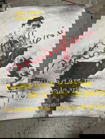 Vintage Modigliani poster(45.5in.x61.5in.)