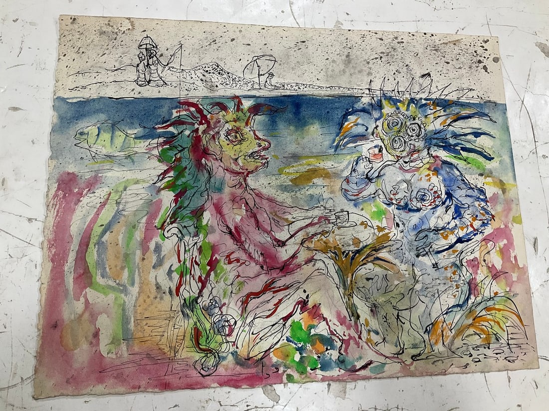 Abstract Artwork By Peter Passuntino *original artwork*(17.5inx23in) (1 of 1)