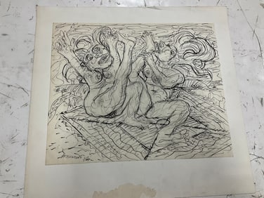 Abstract Artwork By Peter Passuntino *original artwork* (19inx20in)