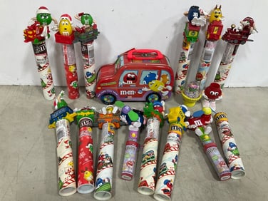 Vintage M&M Christmas Dispensers