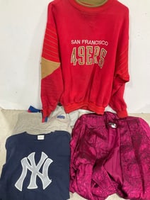 49ers Crewneck, Yankees Tshirt, Dress Shirt, and more