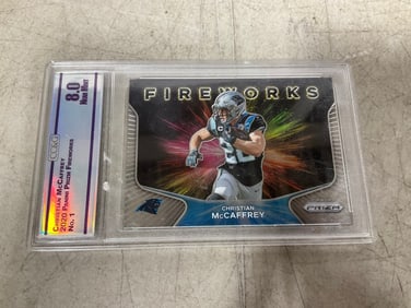 Christian McCaffrey 2020 collectible card