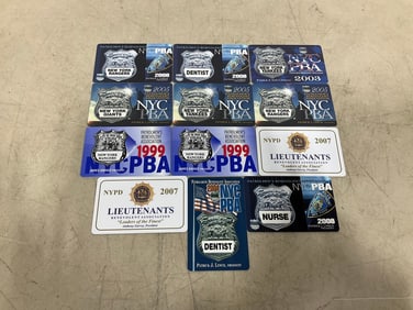Various NYC PBA cards