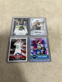 Collectible sports cards(Trevor Lawrence, Justin Herbert, Josh Allen)