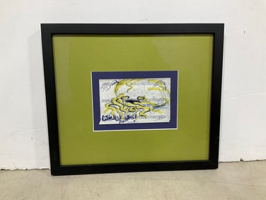 Framed sketch artwork(10in.x12in.)