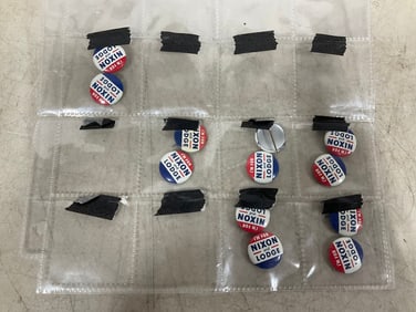 Vintage Nixon Lodge political pins