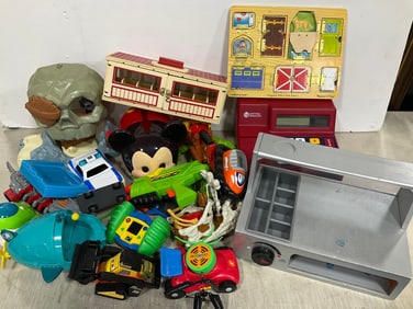 Various children's toys