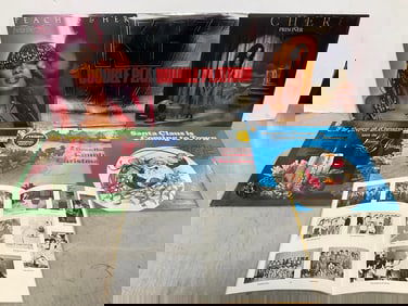 Vintage records and 1971 yearbook