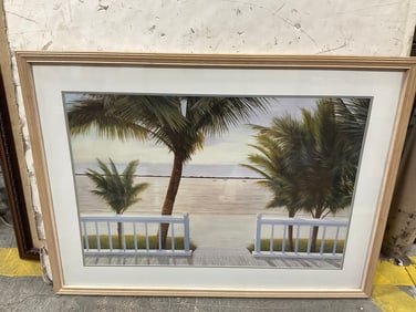 Framed and signed artwork(31.5in.x42in.)