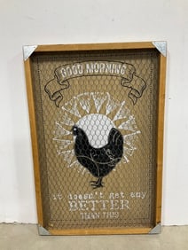 Wooden/wire wall decor(16in.x24in.)