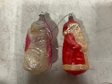 Vintage hand blown Christmas ornaments