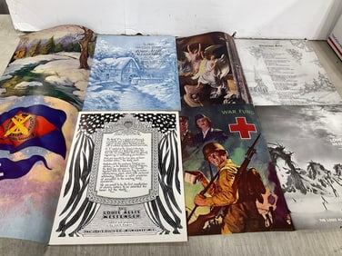 Vintage WWII Christmas books by Lous Allis Messenger